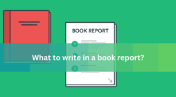 What to write in a book report
